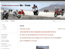 Tablet Screenshot of mo-team.de